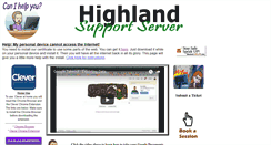 Desktop Screenshot of moodle.highlandschools.org